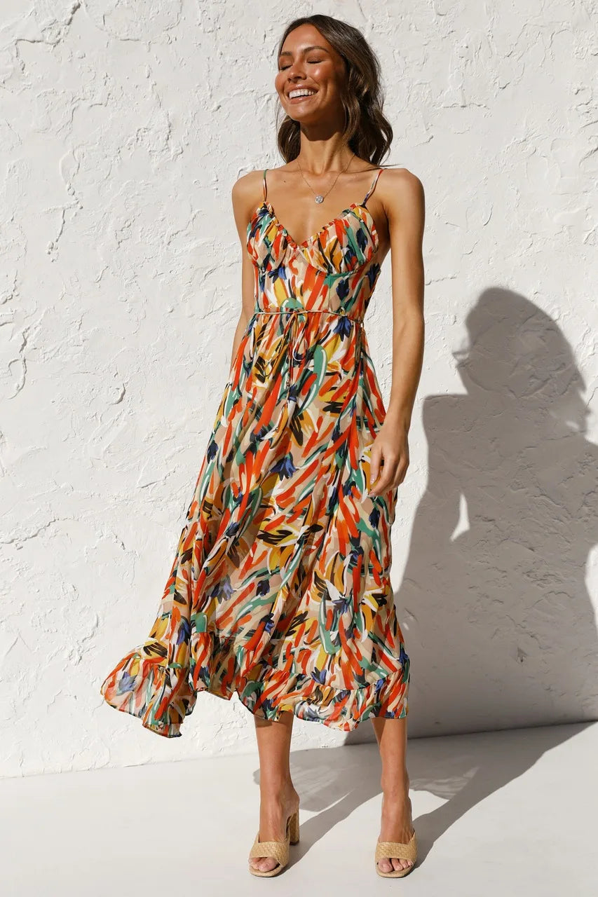 Elena | Kleurrijke jurk